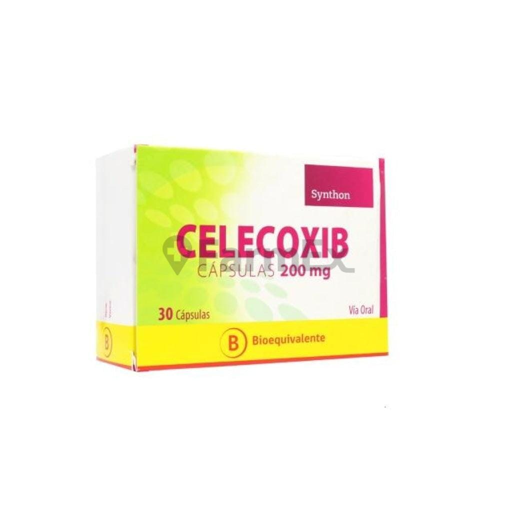 Celecoxib 200 mg x 30 cápsulas Farmex-Fonasa-Persistente